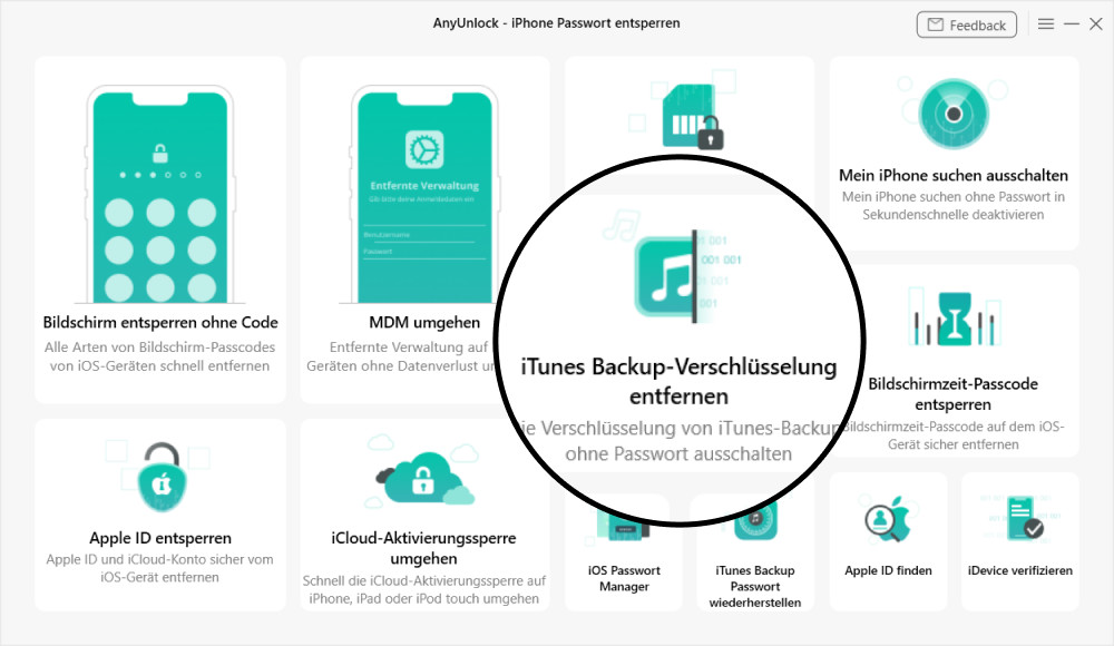 Computerbildschirm mit Gegenständen