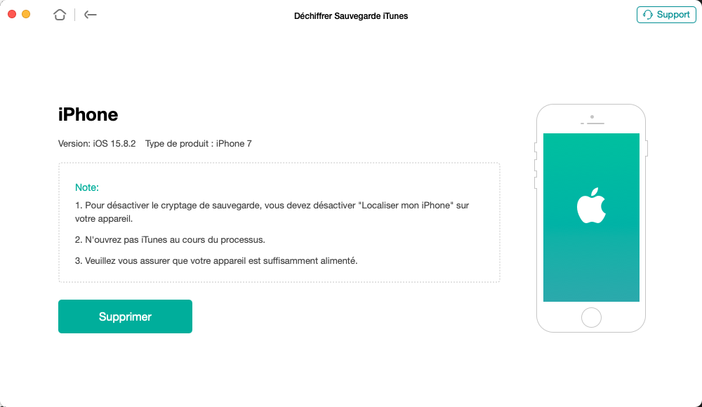 Téléphone avec écran vert