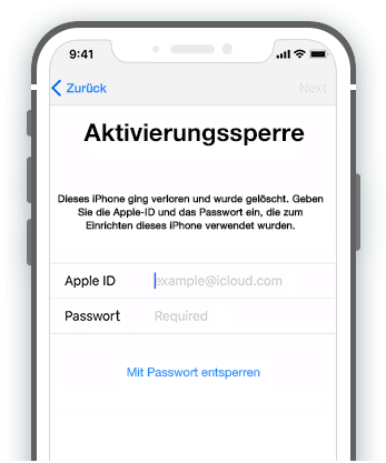 Telefon mit Apple-ID