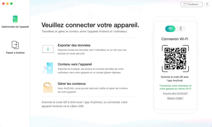 Téléphone avec code QR