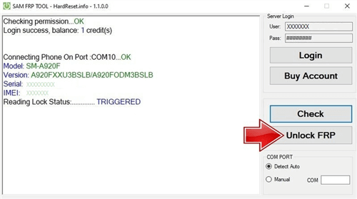 SAM FRP tool
