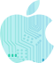 Close-up of computer circuit board