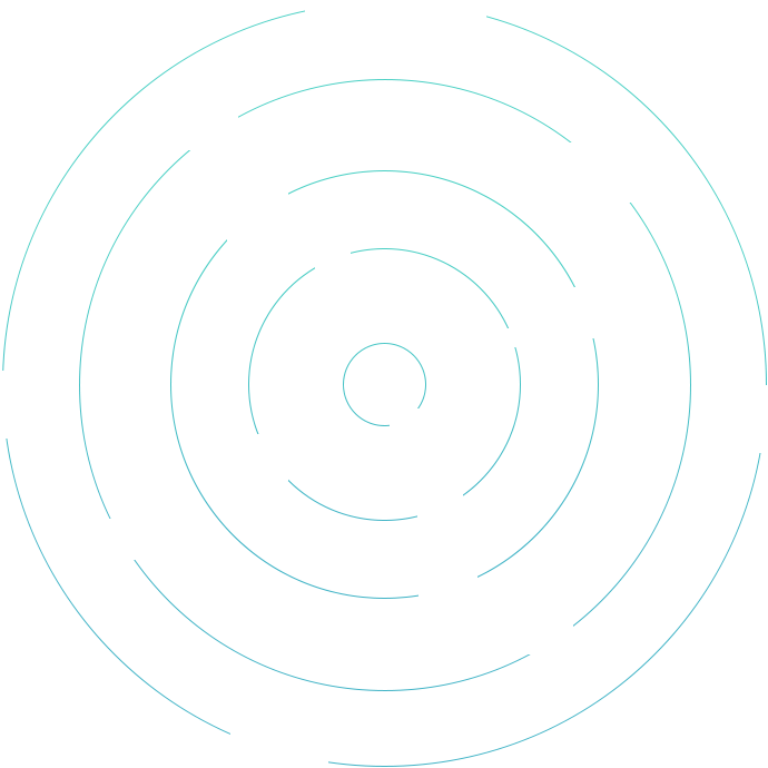 White background with circular pattern
