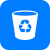 Gobelet avec logo recyclage