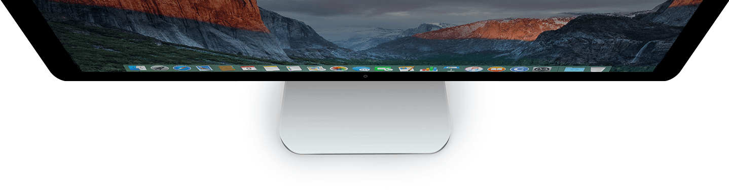 Monitor auf dem Schreibtisch
