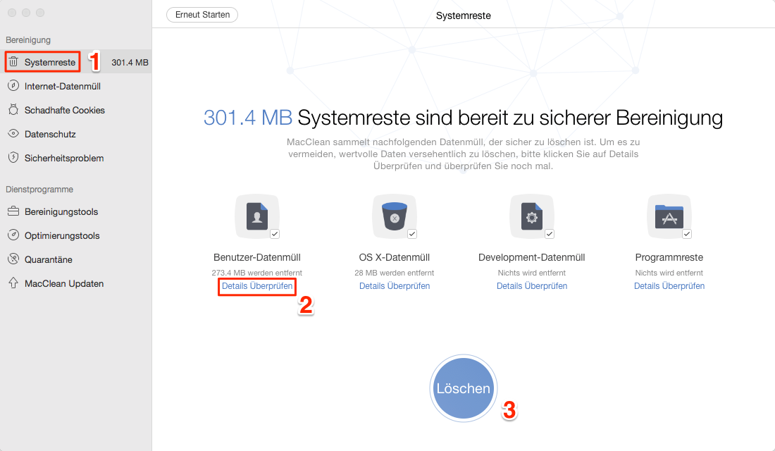 Mac/iMac/MacBook schneller machen mit MacClean
