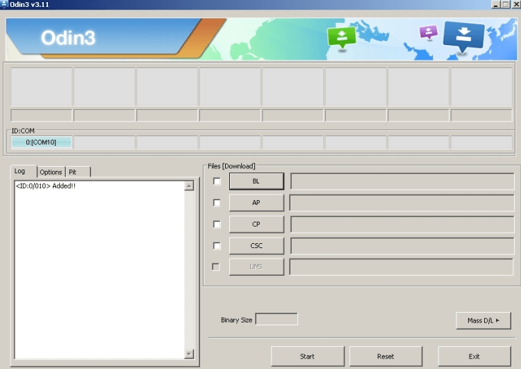 Open Odin in the PC