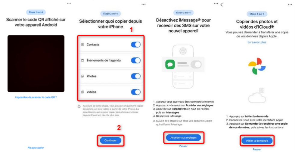Passer iOS à Android