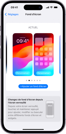 Personnaliser le fond d'écran