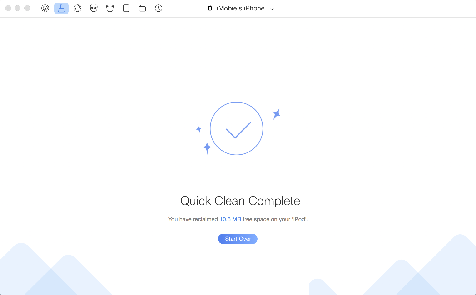 Quick Clean Completed