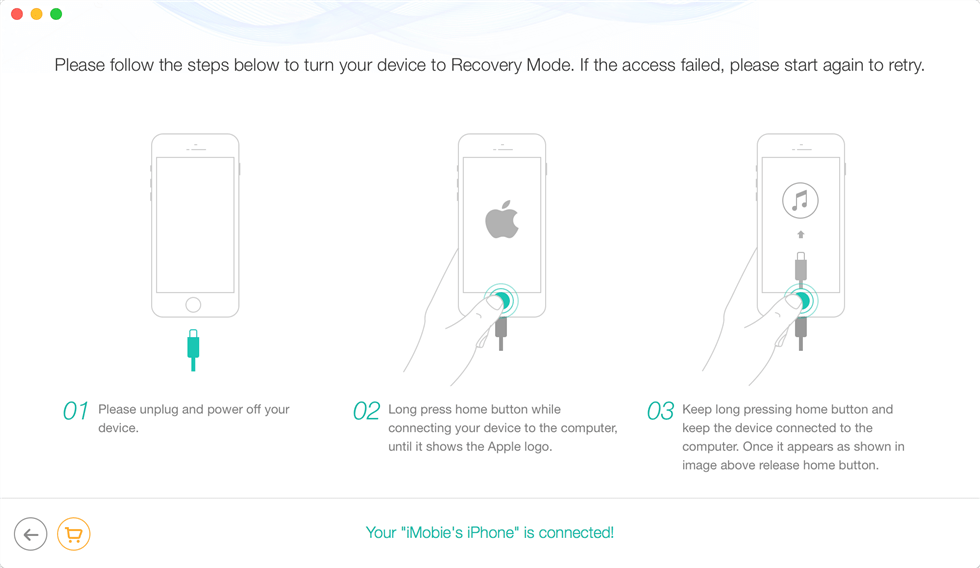 Put iPhone in Recovery Mode