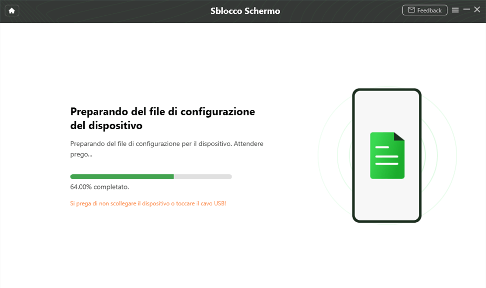 Preparazione del file di configurazione