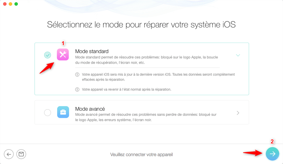 Mode standard