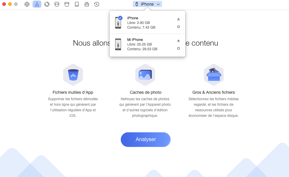 Changer l’appareil iOS