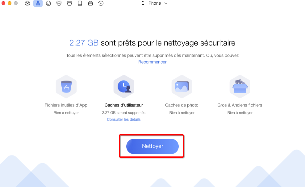 Fichiers inutiles à nettoyer