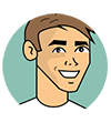 Man with big smile