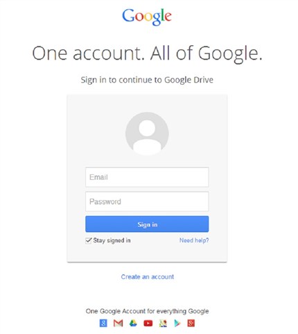 Google Hesabınızda oturum açın