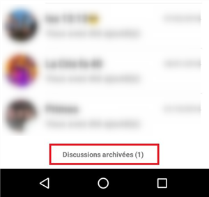 Discussions archivés
