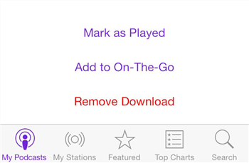 Remove Old Podcasts 