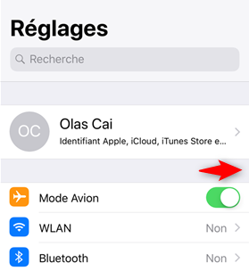 Activer le Mode Avion