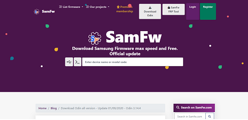 SamFW Offical Webpage