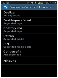 Cómo desbloquear un celular Samsung con patrón