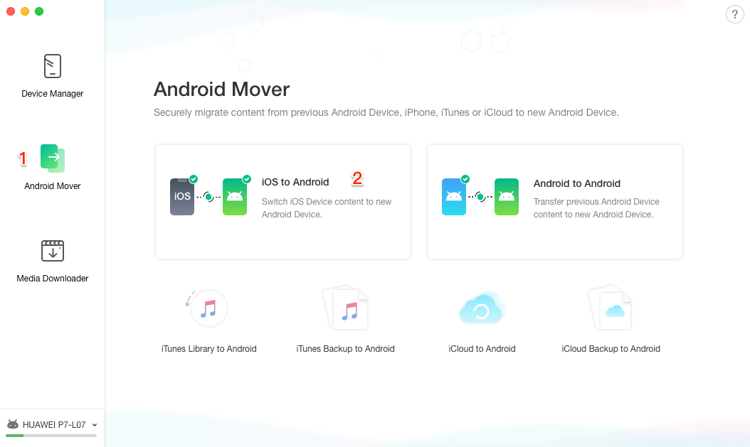 How to Transfer Music from iPhone to Android – Step 1