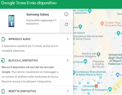 Utilizzare il Gestore Dispositivi Android per Sbloccare Samsung