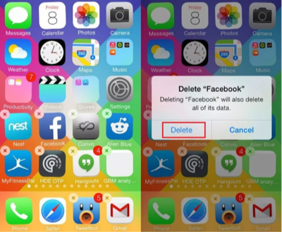 Fix Facebook Broken/Crash via Re-installing