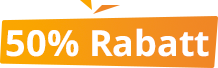 Melden Sie sich mit 50 % Rabatt an