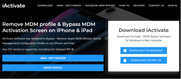 iActivate Interface