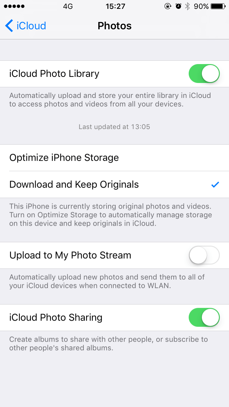 Backup messages