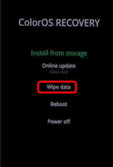 Wipe Data